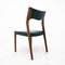 Chaises Style Scandinave en Teck, 1960s, Set de 6 5