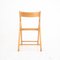 Folding Chairs in Wood and Straw, Italy, 1980s, Set of 4, Image 9