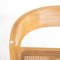 Wood & Viennese Straw Chairs attributed to RB Rossana, Italy, 1970s, Set of 2 14