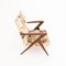 Curved Wood Armchair, Italy, 1950s, Image 7