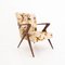 Curved Wood Armchair, Italy, 1950s, Image 3
