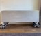 Credenza in teak color salmone con elementi in ottone e matite, anni '70, Immagine 13