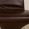 Sedie modello 7800 in pelle marrone di Rolf Benz, set di 4, Immagine 3