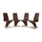 Model 7800 Chairs in Brown Leather from Rolf Benz, Set of 4 1