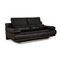 Modell 6500 2-Sitzer Sofa aus schwarzem Leder von Rolf Benz 3