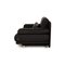 Modell 6500 2-Sitzer Sofa aus schwarzem Leder von Rolf Benz 10