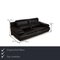 Model 6500 2-Seater Sofa in Black Leather from Rolf Benz 2