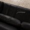 Sofá de dos plazas modelo 6500 de cuero negro de Rolf Benz, Imagen 5