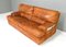 Sofa in Cognac Leather from Roche Bobois, France, 1970s 3
