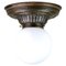 Antike Deckenlampe aus Messing, 1900 1