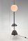 Vintage Art Deco Stehlampe aus Chrom & Holz, 1930er 4