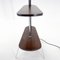 Vintage Art Deco Stehlampe aus Chrom & Holz, 1930er 9