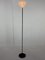 Lámpara de pie italiana de cristal de Murano y metal, años 70, Imagen 9