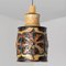 Lampada a sospensione cilindrica in ceramica, Danimarca, anni '70, Immagine 8