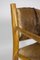 Brutalist Style Armchair in Elm and Goatskin, 1970s 8