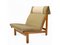 Wooden Lounge Chair by Bernt Petersen, 1960s, Image 1