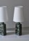 Scandinavian Modern Stoneware Table Lamps, 1960s, Set of 2 3