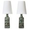 Scandinavian Modern Stoneware Table Lamps, 1960s, Set of 2 1