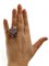 Rose Gold Ring with Diamonds and Carat Amethyst 7