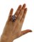Ring aus Roségold mit Diamanten und Karat Amethyst 6