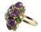 Ring aus Roségold mit Diamanten und Karat Amethyst 2