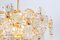 German Chandelier in Brass and Crystal Glass by Kinkeldey, 1970s 7