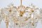 German Chandelier in Brass and Crystal Glass by Kinkeldey, 1970s 5