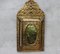 Early 20th Century Repousse Brass Wall Mirror with Ornate Frame 2