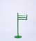 Mid-Century Green Steel Sculptural Towel Rack by Makio Hasuike for Gedy, Italy, 1970s 6