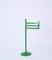 Porte-Serviettes Sculptural Mid-Century en Acier Vert par Makio Hasuike pour Gedy, Italie, 1970s 6