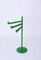 Mid-Century Green Steel Sculptural Towel Rack by Makio Hasuike for Gedy, Italy, 1970s, Image 3