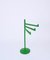 Mid-Century Green Steel Sculptural Towel Rack by Makio Hasuike for Gedy, Italy, 1970s 4