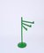 Mid-Century Green Steel Sculptural Towel Rack by Makio Hasuike for Gedy, Italy, 1970s, Image 4