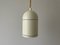 Lampe à Suspension Ajustable en Métal Blanc de Bega, Allemagne, 1960s 1