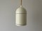 White Metal Adjustable Pendant Lamp from Bega, Germany, 1960s 1