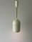 Lámpara colgante ajustable de metal blanco de Bega, Alemania, años 60, Imagen 4