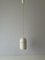 Lámpara colgante ajustable de metal blanco de Bega, Alemania, años 60, Imagen 5