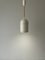 Lámpara colgante ajustable de metal blanco de Bega, Alemania, años 60, Imagen 6