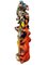 Venezianischer Jester aus Porzellan von Apolito Majolica Harlekin Statue 5