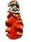 Venezianischer Jester aus Porzellan von Apolito Majolica Harlekin Statue 4