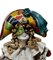 Bouffon Vénitien en Porcelaine par Apolito Majolica Statue Arlequin 8