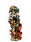 Venezianischer Jester aus Porzellan von Apolito Majolica Harlekin Statue 1