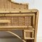 Italian Rattan and Bamboo Desk with 2 Drawers 7