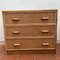 Mid-Century Bamboo and Rattan Chest of Drawers 2