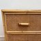 Mid-Century Bamboo and Rattan Chest of Drawers 5