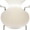 Butaca Series 7 3207 en blanco de Arne Jacobsen para Fritz Hansen, años 90, Imagen 10