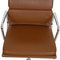 Ea-217 Office Chair in Brown Leather by Charles Eames, Image 6