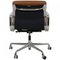 Ea-217 Office Chair in Brown Leather by Charles Eames 3