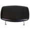 Repose-Pied Ox-Chair en Cuir Noir par Hans Wegner 5