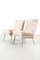 Pink Lounge Chairs, Set of 2 1